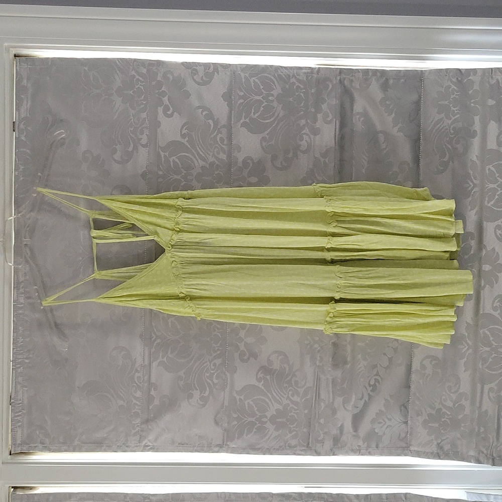 Lime/yellow dress